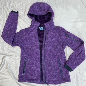 Fleece Lined Water Resistant Softshell Nearly New Sz M. Thumbholes!